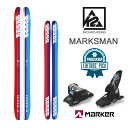 スキー2点セット K2 MARKSMAN SKI 18-19 184cm 板 / MARKER ビンディング GRIFFON 13 ID (110mm) [1030]