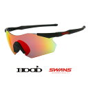 スワンズ 偏光サングラス SWANS ガルウィング HOOD別注カラー GULLWING (GUF-1751 HOOD LTD) MBK × Polarized Smoke(Red shadow mirror) [0601]【SPS12】