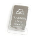 【エントリーでポイント最大44倍！】 日本マテリアル 純プラチナ インゴット 100g プラチナバー Pt1000 ingot(39024)