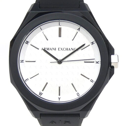 アルマーニ エクスチェンジ ARMANI EXCHANGE クオーツ シリコンベルト AX4600 白盤×黒ベルト(68137) アルマーニ エクスチェンジ ARMANI EXCHANGE クオーツ シリコンベルト AX4600 白盤×黒ベルト(68137)
