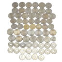記念硬貨・旧硬貨いろいろ 67枚セット 18種類 18900円分 記念貨幣 【中古】(64521)
