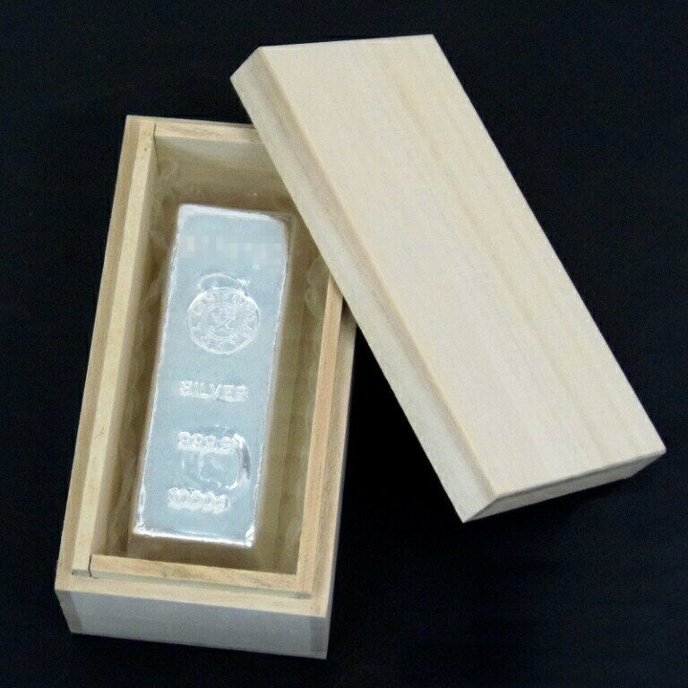 【エントリーでポイントUP】 石福金属興業 純銀 インゴット ingot 1kg 1000g 54958 