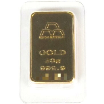 日本マテリアル NIHON MATERIARL 純金 インゴット 20g 24金 ゴールドバー ingot(39025)(39025)