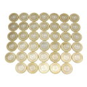 地方自治法施行60周年記念500円バイカラー・クラッド貨幣 40枚セット 茨城県 【中古】(62664)