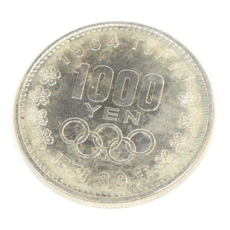 ◆商品名◆昭和39年 東京オリンピック 1000円銀貨 TOKYO 並品 記念貨幣 1964年◆サイズ◆直径:35mm 重さ:20g◆付属品◆本体のみ（付属品はありません）◆ランク◆中古A〜Bランク/USED多少のくすみや小キズ、汚れや変色...