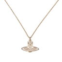 ヴィヴィアン・ウエストウッド Vivienne Westwood ペンダントネックレス オーブ ORB ピンクゴールド【中古】(67861)