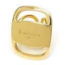 フェラガモ Ferragamo スカーフリング ゴールド 【中古】(66485)