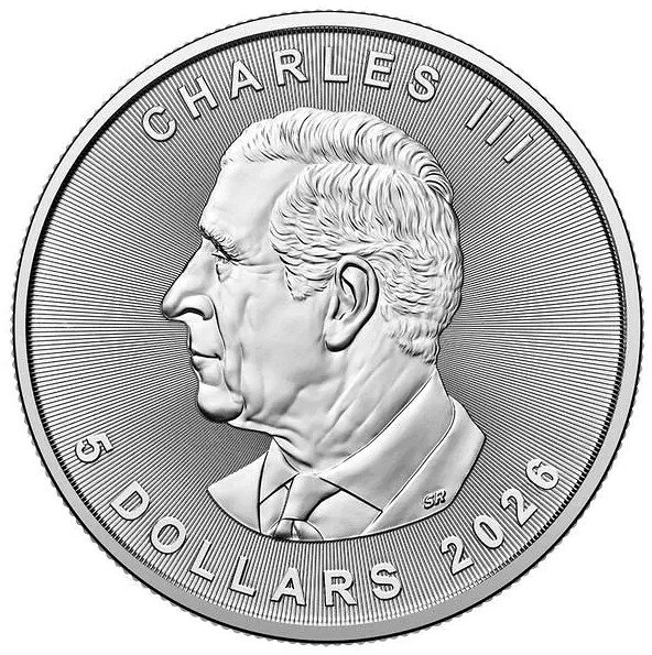 【2026年】メイプルリーフ銀貨 1oz 25枚セット ミントロールケース入り メープルリ...