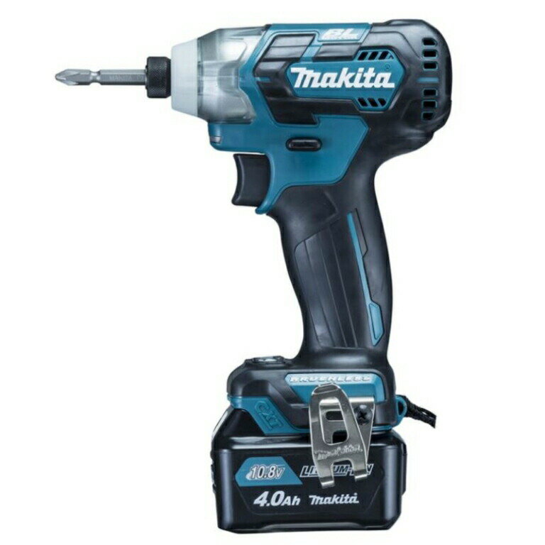 makita 充電式インパクトドライバ TD111DSMX 青 4.0Ah バッテリ2本・充電器付(57603)