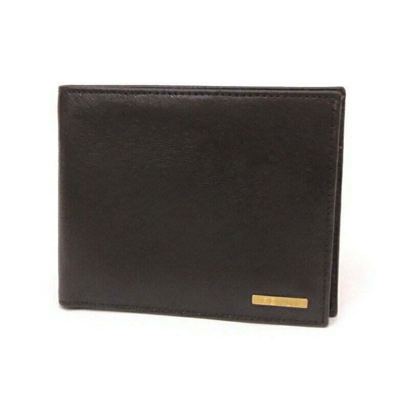 フェンディ FENDI 二つ折り財布 ヴィッテロ ブラウン 【中古】(54381)