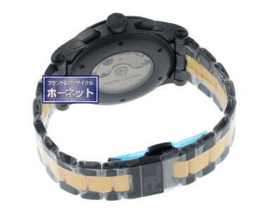 ラルフローレン スポーティング クロノグラフ オートマチック RLR0236801 ブラック文字盤 SS(PVD/ラバーコーティング) 【中古】 1700541