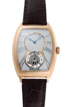 BREGUET ブレゲ ヘリテージ グランドコンプリケーション トゥールビヨン トノー 手巻 5497BR/12/9V6 シルバー文字盤 750RG 【中古】【時計】 1820189