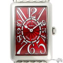 FRANCK MULLER フランクミュラー ロングアイランド クォーツ 952QZ レッドー文字盤　SS 【中古】【時計】 2110147