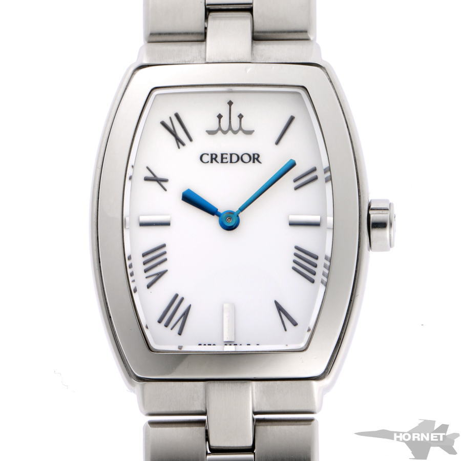 SEIKO セイコー クレドール アクア クォーツ GSWE977 / 5A70-0AE0 ホワイト文字盤 SS 【中古】【時計】 2210173