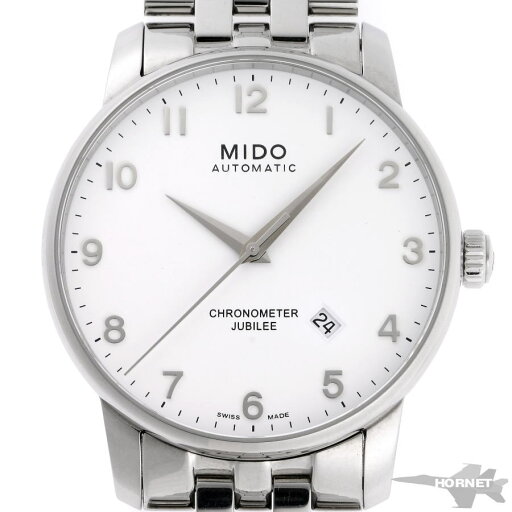 MIDO ミドー バロンチェッリ オートマチック M8690.4.11.1 ホワイト文字盤 SS 【中古】【時計】 2210301 MIDO ミドー バロンチェッリ オートマチック M8690.4.11.1 ホワイト文字盤 SS 【中古】【時計】 2210301