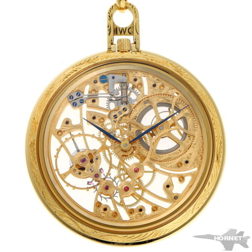 IWC インターナショナルウォッチカンパニー オープンフェイス ポケットウォッチ 懐中時計 手巻 Cal.9527 Ref.5217 スケルトン文字盤 750YG 【中古】【時計】 2210281 IWC インターナショナルウォッチカンパニー オープンフェイス ポケットウォッチ 懐中時計 手巻 Cal.9527 Ref.5217 スケルトン文字盤 750YG 【中古】【時計】 2210281