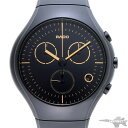 RADO ラドー トゥルー クロノグラフ クォーツ R27814152 / 541.0814.3 ブラック文字盤　CE  2310053