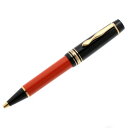 MONTBLANC モンブラン ヘミングウェイ 作家シリーズ 1992年 ボールペン ブラック / オレンジ ラッカー / GP 【中古】 2400469