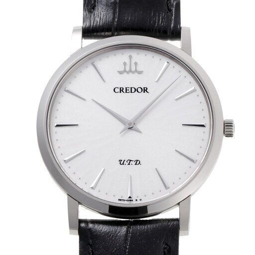 SEIKO セイコー クレドール シグノ U.T.D. 手巻 GBAQ977 / 6870-00B0 ホワイト文字盤 K18WG 【中古】【時計】 2410108 SEIKO セイコー クレドール シグノ U.T.D. 手巻 GBAQ977 / 6870-00B0 ホワイト文字盤 K18WG 【中古】【時計】 2410108