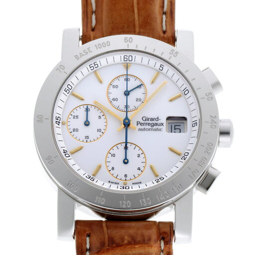 GIRARD-PERREGAUX ジラールペルゴ GP7000 クロノグラフ オートマチック Cal.8000-464 Ref.7000 ホワイト文字盤 SS 【中古】【時計】 2410147 GIRARD-PERREGAUX ジラールペルゴ GP7000 クロノグラフ オートマチック Cal.8000-464 Ref.7000 ホワイト文字盤 SS 【中古】【時計】 2410147