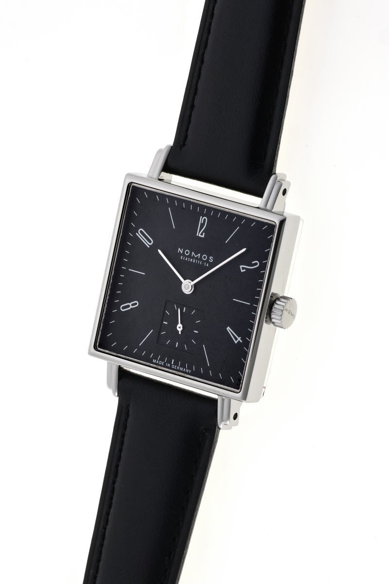 NOMOS ノモス テトラ 手巻　Cal.α TT1731B2 ブラック文字盤　SS 【中古】【時計】 2410359