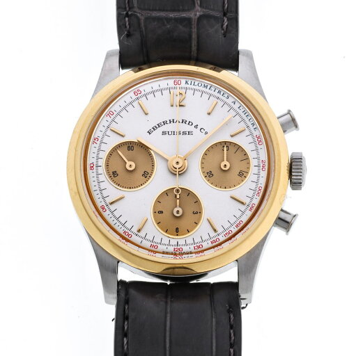 EBERHARD エベラール コントグラフ クロノグラフ 手巻 Cal.LEMANIA1873 32026 シルバー / ゴールド文字盤 SS / YG 【中古】【時計】 2410376 EBERHARD エベラール コントグラフ クロノグラフ 手巻 Cal.LEMANIA1873 32026 シルバー / ゴールド文字盤 SS / YG 【中古】【時計】 2410376