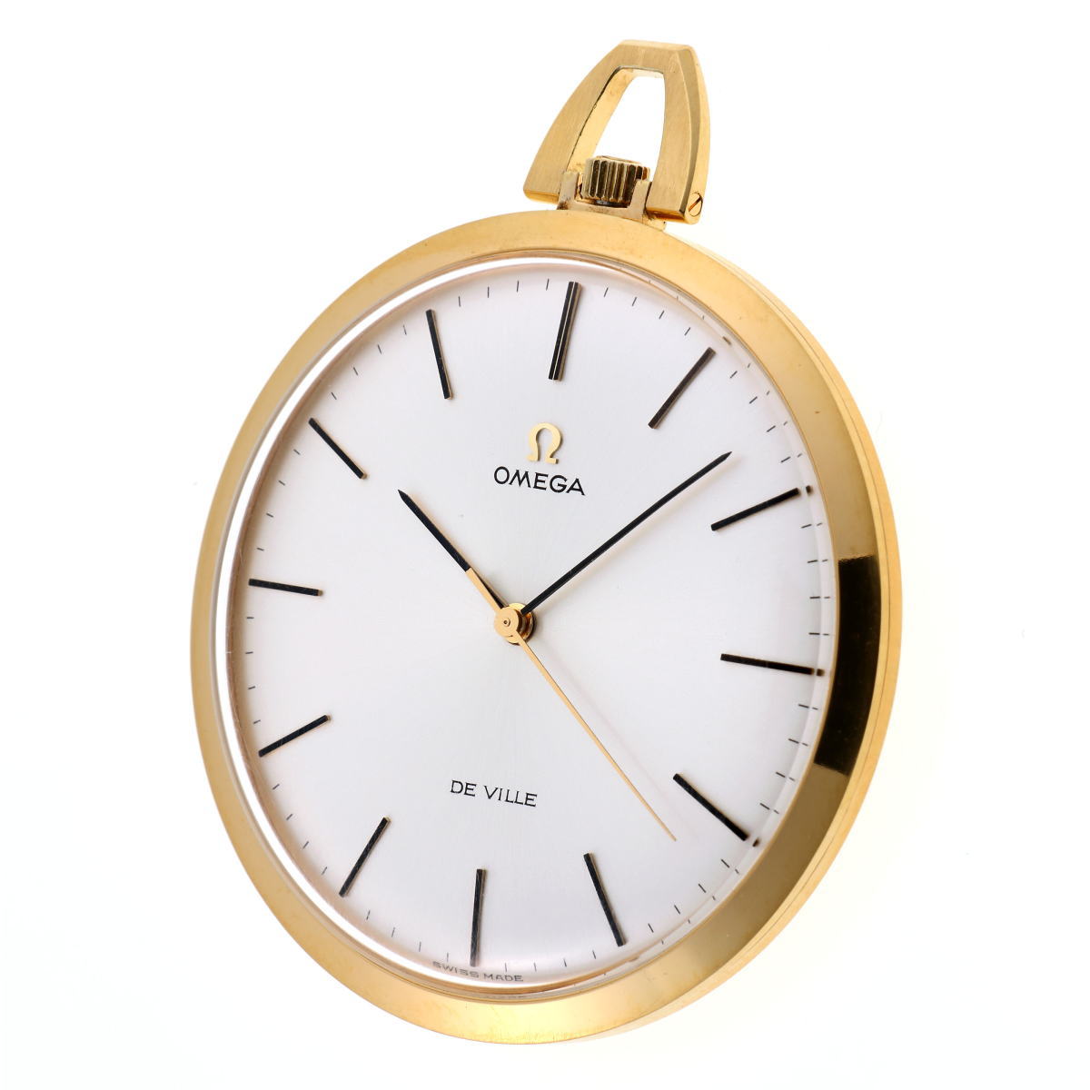 OMEGA オメガ DE VILLE デヴィル ポケットウォッチ 懐中時計 手巻 Cal.602 131.1714 ゴールド文字盤　GP 【中古】【時計】 2410396