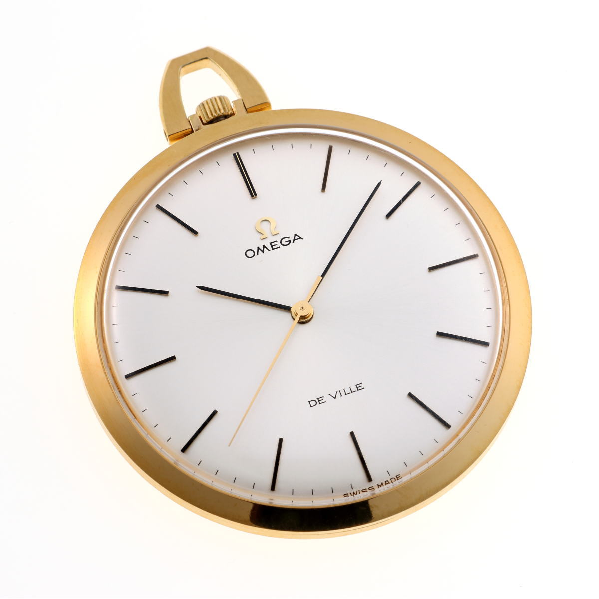 OMEGA オメガ DE VILLE デヴィル ポケットウォッチ 懐中時計 手巻 Cal.602 131.1714 ゴールド文字盤　GP 【中古】【時計】 2410396