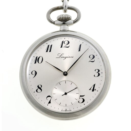 LONGINES ロンジン ポケットウォッチ スモールセコンド 手巻 Cal.L878.4 4038.5.878 シルバー文字盤 SS 【中古】【時計】 2510026 LONGINES ロンジン ポケットウォッチ スモールセコンド 手巻 Cal.L878.4 4038.5.878 シルバー文字盤 SS 【中古】【時計】 2510026