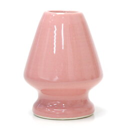 茶道具 茶筌休め 日本製 瀬戸焼 カラー茶筅 ピンク