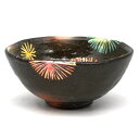 抹茶碗 平茶碗 花火 吉村楽入作