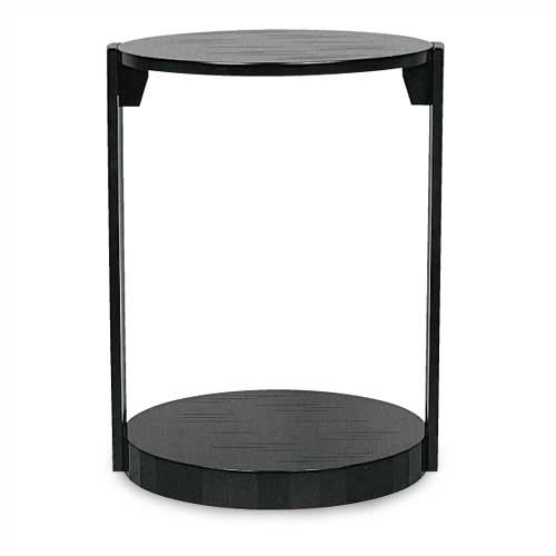 茶道具 棚/裏千家好 黒丸卓（並） 