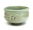 茶道具 抹茶碗 茶碗 雲鶴青磁 沓形 中村与平作