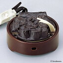 茶道具 電熱器・ヤマキ電気 風炉用五徳なし電気炭 強弱切替スイッチ付き