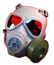 ガスマスク型　ゴーグル （TAN）　曇り止めファン付　コスプレや仮装 パーティーグッズにも♪