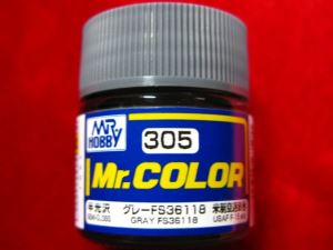 Mr.カラー 305 グレーFS36118 米制空迷彩色 半光沢 [油性塗料] GSIクレオス