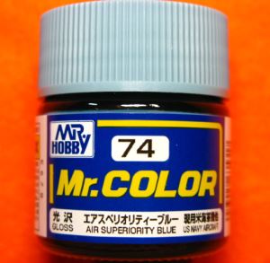 Mr.カラー (74)　エアスペリオリティーブルー 現用米海軍機他　光沢　Mr.COLOR GSIクレオス