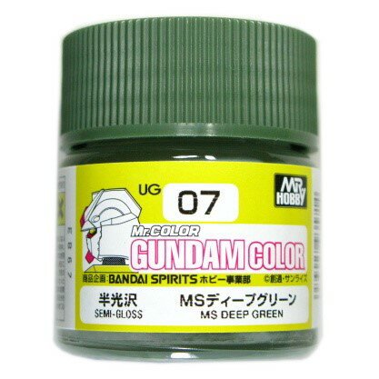 Mr.(UG07) ガンダムカラー MSディープグリーン　半光沢 [油性塗料]　GSIクレオス