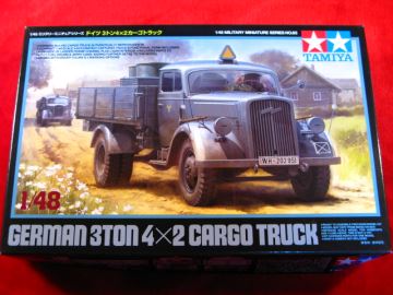 ドイツ 3トン 4x2 カーゴトラック [CARGO TRUCK] 1/48スケール (MM-85) タミヤ模型