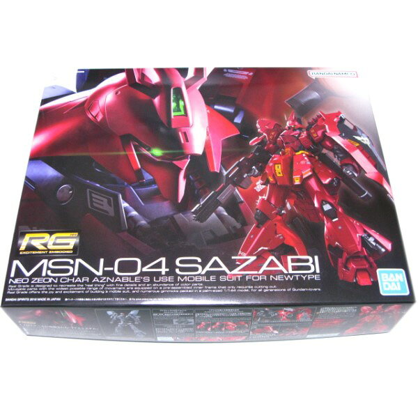 MSN-04 サザビー SAZABI 1/144スケール リアルグレード ガンプラ [RG 29] バンダイのサムネイル