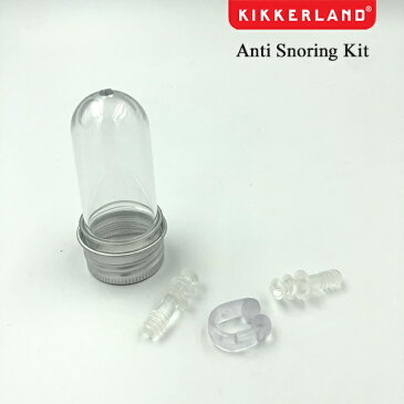 Anti Snoring Kit アンチスノアリングキット いびき防止 鼻栓 耳栓 KIKKERLAND キッカーランド DETAIL