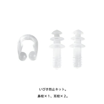 Anti Snoring Kit アンチスノアリングキット いびき防止 鼻栓 耳栓 KIKKERLAND キッカーランド DETAIL