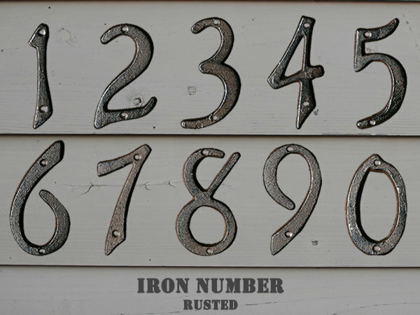 DULTON(ダルトン) IRON NUMBER RUSTED アイ