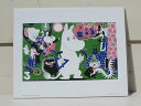 ムーミン ミニポスター コミック表紙絵3巻 プティンキ 北欧 フィンランド インテリア(3)