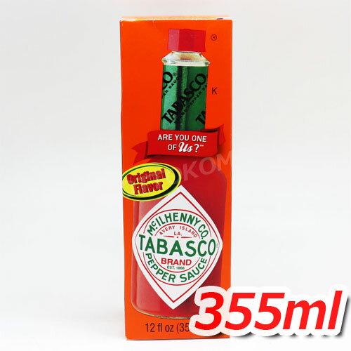 TABASCO タバスコ ペッパーソース 大容量 355ml 皆さんご存知! 刺激がたまらないタバスコフリークさんも 大満足の量とお値段です! 調味料 ★嬉しい送料無料★[7]