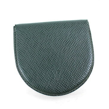 ルイヴィトン 小銭入れ コインケース ポルトモネ キュベット タイガ グリーン 美品 p792 【中古】