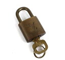 ルイヴィトン カデナ 南京錠 鍵 パドロック LV LOUIS VUITTON アクセサリー q490 【中古】