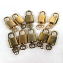 ルイヴィトン カデナ 南京錠 おまとめ 鍵 パドロック LV LOUIS VUITTON アクセサリー 10個 q491 【中古】