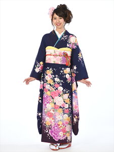 振袖 レンタル 振袖レンタルフルセット 着物 結婚式 結納 卒業式 レンタル振袖 着物 紫地 バラ 三段ぼかし 152cm-165cm位まで 2月-12月上旬 足袋プレゼント 8AC117 振り袖 レンタルネット予約