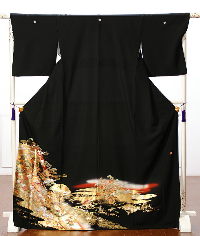 【レンタル】黒留袖レンタルフルセット8AA101 留袖 レンタル 留袖レンタル レンタル黒留袖 黒留袖 着物レンタル レンタル着物 黒留袖レンタル 親族衣裳 貸衣裳 150cm～170cm位まで